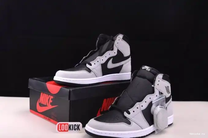 Cheap TB Air 1 Jordan High White Black 555088-035 Grey Retro Light Smoke 0626